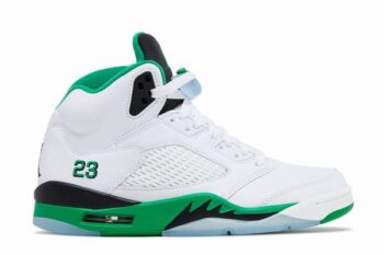 Air Jordan 5 Burgundy Lucky Green