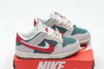 Dunk SB Low Grey Green Red Kids