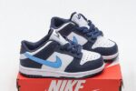 Dunk SB Low White Navy Blue Kids