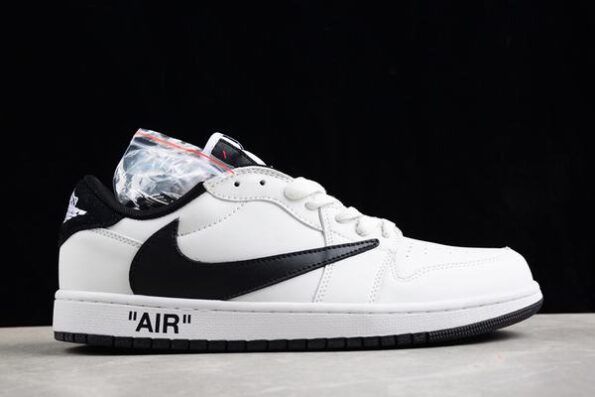 Travis Scott x Air Jordan 1 Low White Black